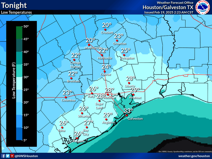 Clima Invernal - Houston TX 