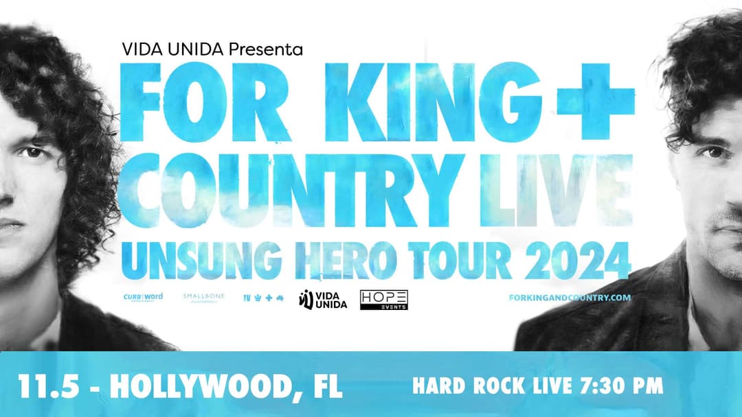 FOR KING + COUNTRY EN VIVO - UNSUNG HERO TOUR 2024