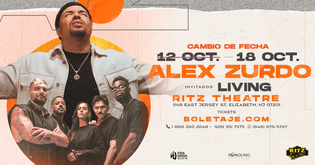 Vida Unida Presenta: Alex Zurdo invitados Living Tour